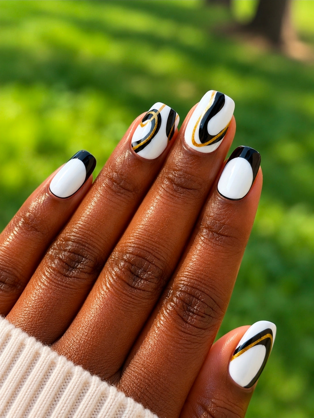 Monochrome Gold 🤍🖤✨